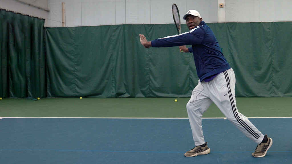 tennis, modern forehand, new rochelle