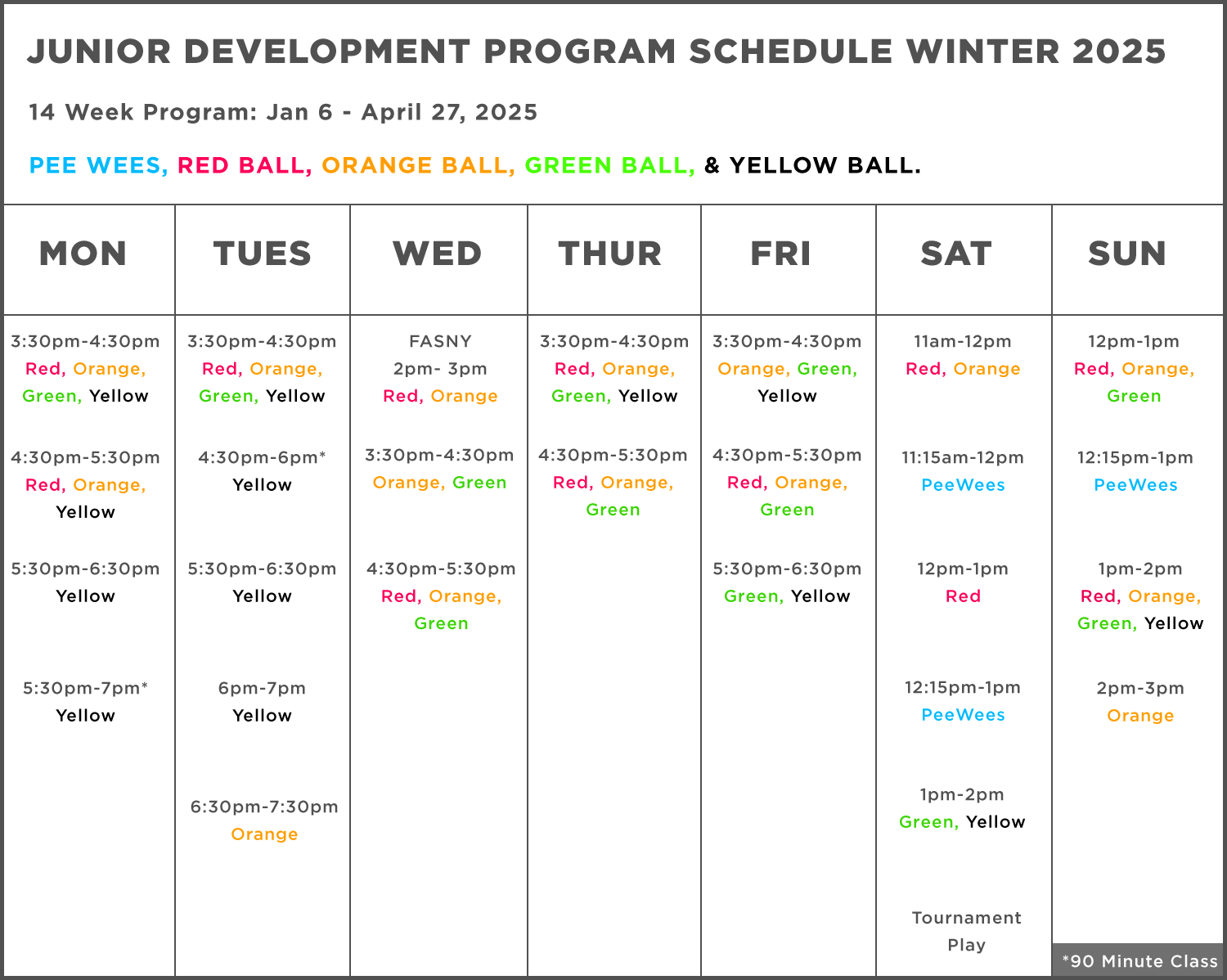 JD Program Schedule Winter 2025 V2